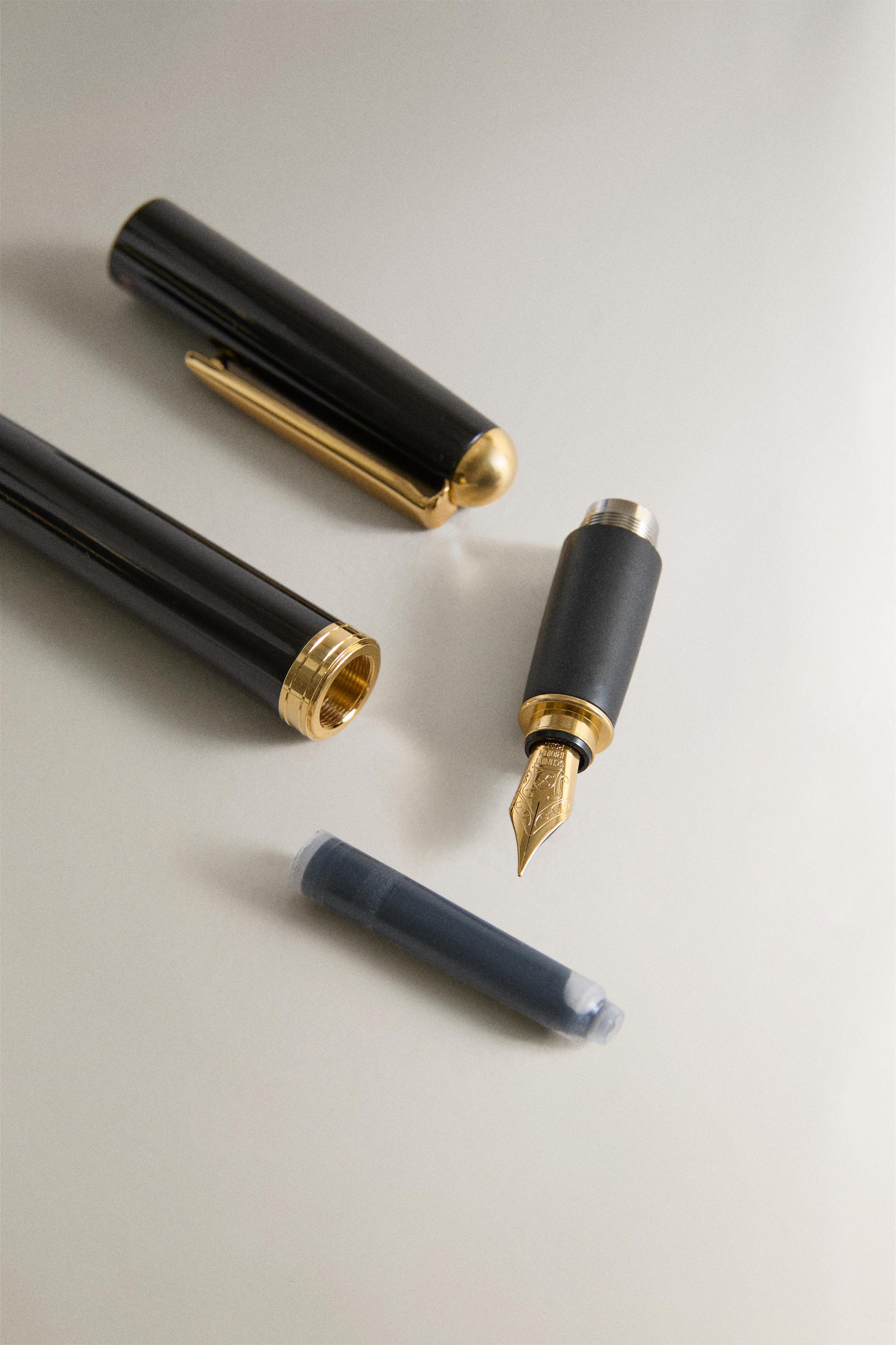 OHTO ALUMINUM AND BRASS FOUNTAIN PEN